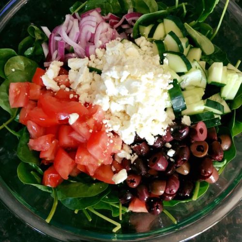 Greek Spinach Salad Eating Clean, Inspiring Awesome